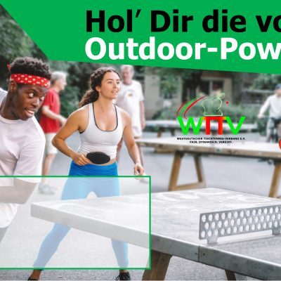 Auf nach draussen: Plakate TT-Steintische