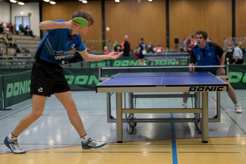 DTTB TOP 12 Jugend 15 und Jugend 19 
am 12.02.2023 in der Kreissporthalle Neudorf in Neudorf

Foto: Jörg Fuhrmann