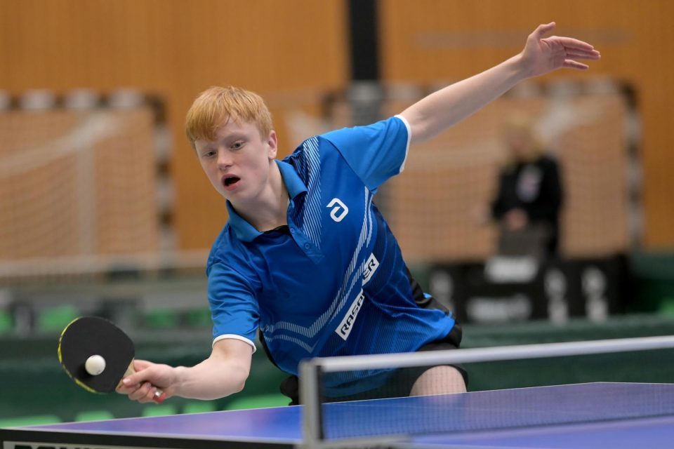 DTTB TOP 12 Jugend 15 und Jugend 19 
am 12.02.2023 in der Kreissporthalle Neudorf in Neudorf

Foto: Jörg Fuhrmann