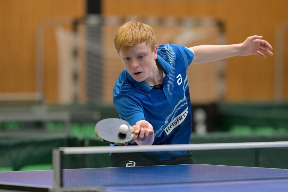 DTTB TOP 12 Jugend 15 und Jugend 19 
am 12.02.2023 in der Kreissporthalle Neudorf in Neudorf

Foto: Jörg Fuhrmann