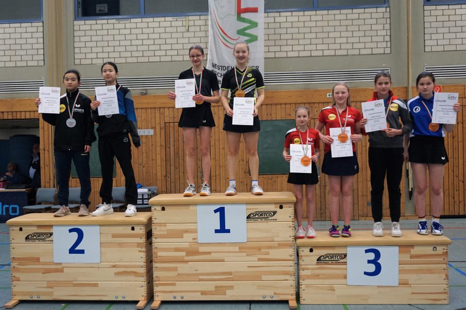 Siegerehrung Mädchen_Doppel