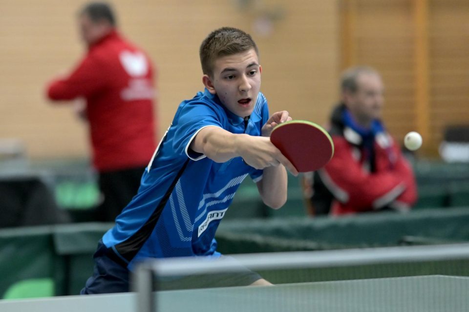Tischtennis Nationale Deutsche Meisterschaften Jugend 15 am 11.03.2023 in der Kochenwaldhalle in Bad Friedrichshall




Foto: Jörg Fuhrmann