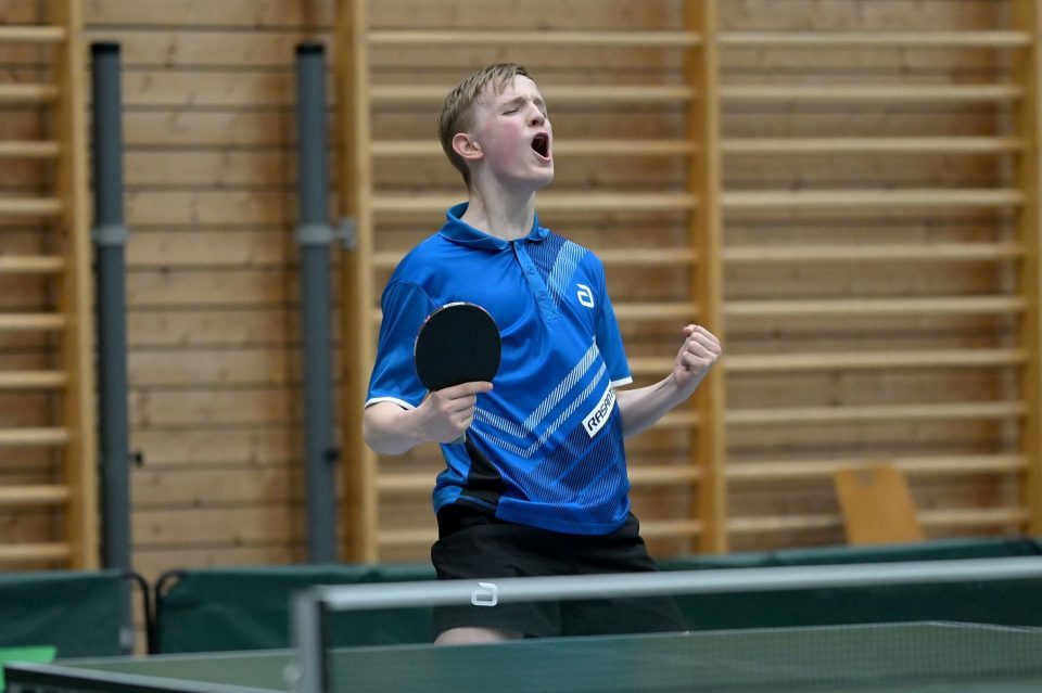 Tischtennis Nationale Deutsche Meisterschaften Jugend 15 am 11.03.2023 in der Kochenwaldhalle in Bad Friedrichshall




Foto: Jörg Fuhrmann