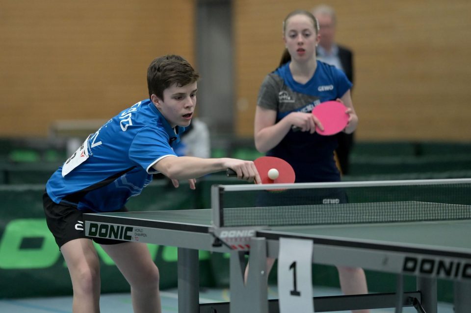 Tischtennis Nationale Deutsche Meisterschaften Jugend 15 am 11.03.2023 in der Kochenwaldhalle in Bad Friedrichshall




Foto: Jörg Fuhrmann