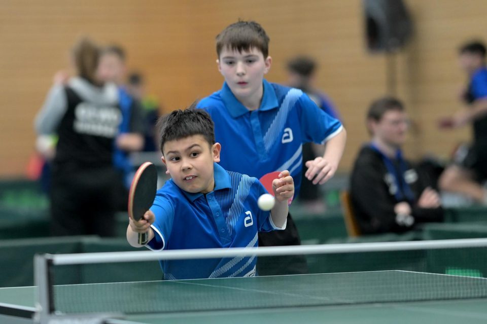 Tischtennis Nationale Deutsche Meisterschaften Jugend 15 am 12.03.2023 in der Kochenwaldhalle in Bad Friedrichshall




Foto: Jörg Fuhrmann