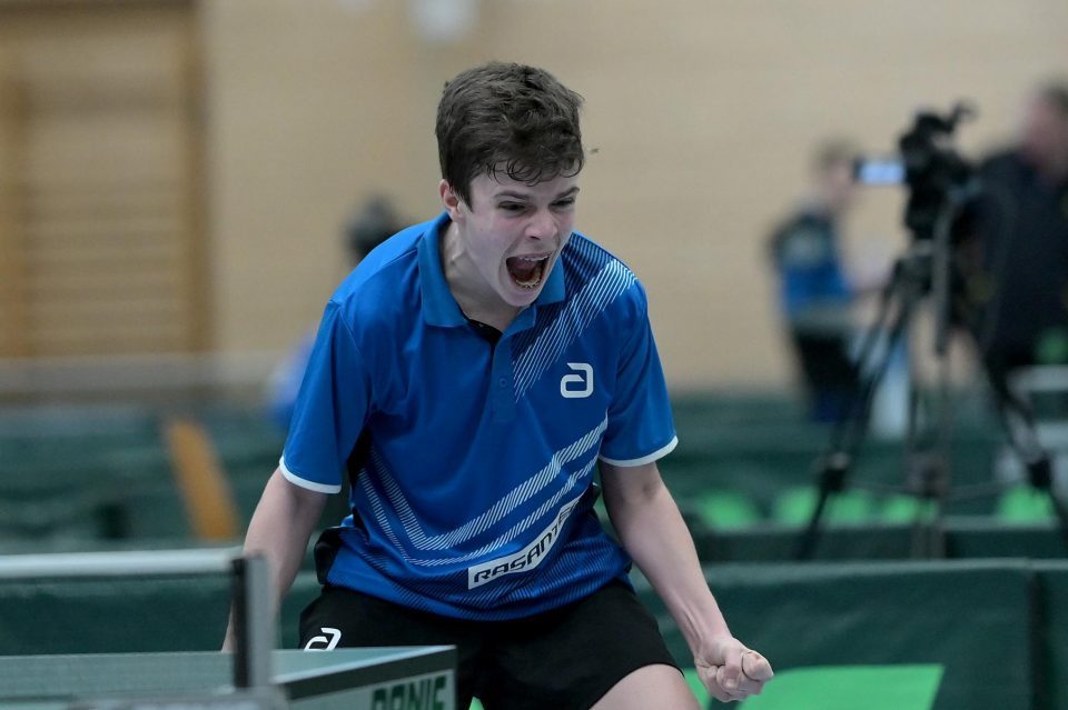Tischtennis Nationale Deutsche Meisterschaften Jugend 15 am 12.03.2023 in der Kochenwaldhalle in Bad Friedrichshall




Foto: Jörg Fuhrmann