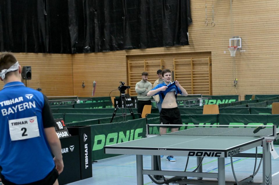 Tischtennis Nationale Deutsche Meisterschaften Jugend 15 am 12.03.2023 in der Kochenwaldhalle in Bad Friedrichshall




Foto: Jörg Fuhrmann