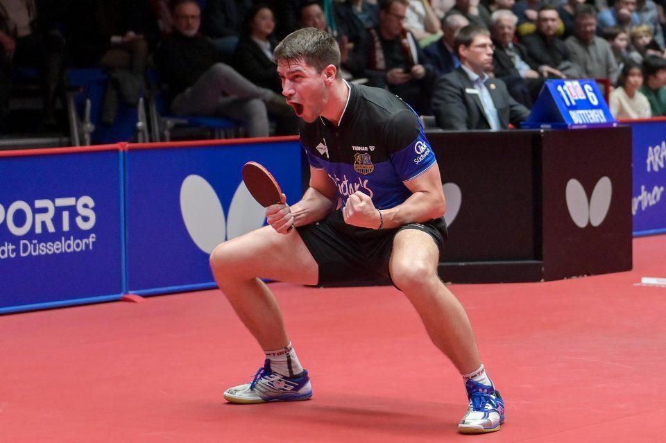 TTCL Finale - Rückspiel Borussia Düsseldorf -  1. FC Saarbrücken TT am 03.04.2023 im ARAG CenterCourt in Düsseldorf



Foto: Jörg Fuhrmann