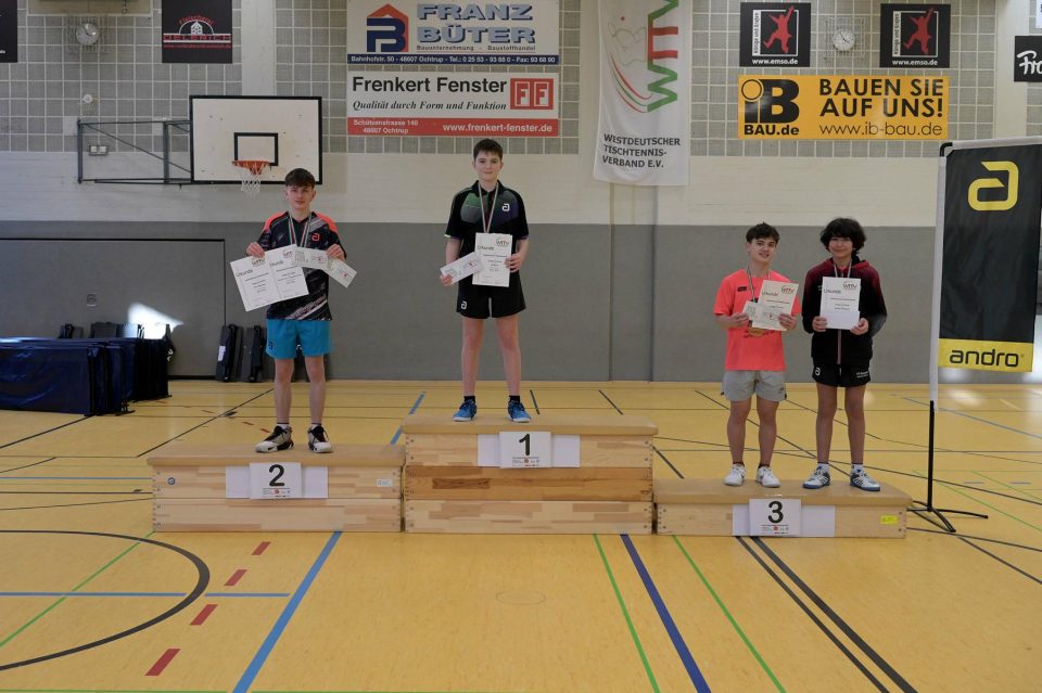 Siegerehrung Jungen. Foto: Jörg Fuhrmann