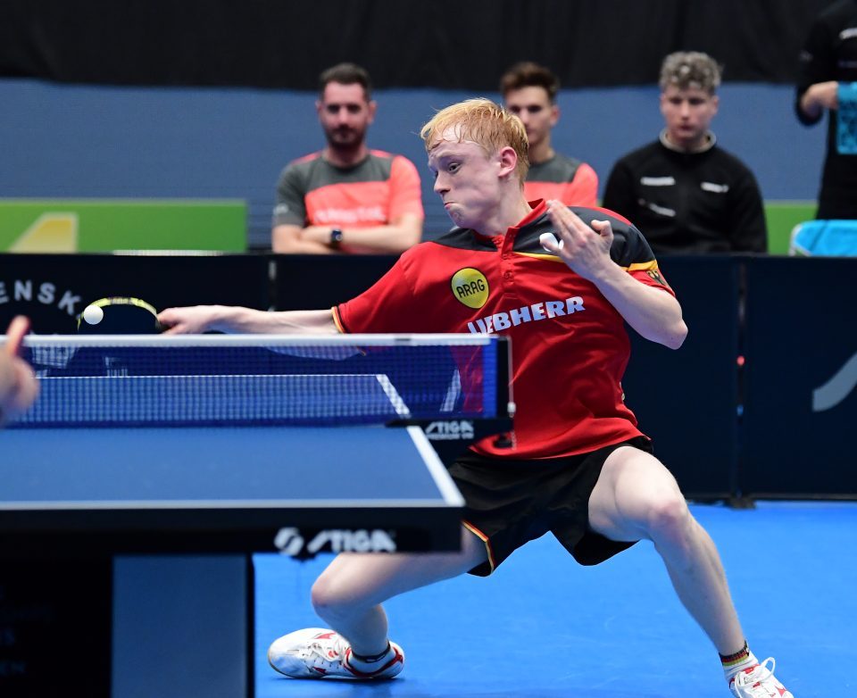 European Youth Table Tennis Championships at Baltiska Hallen in Malmo, Sweden.