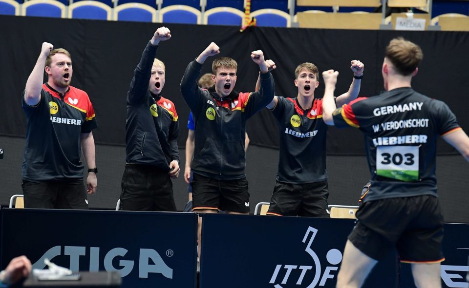 European Youth Table Tennis Championships at Baltiska Hallen in Malmo, Sweden.